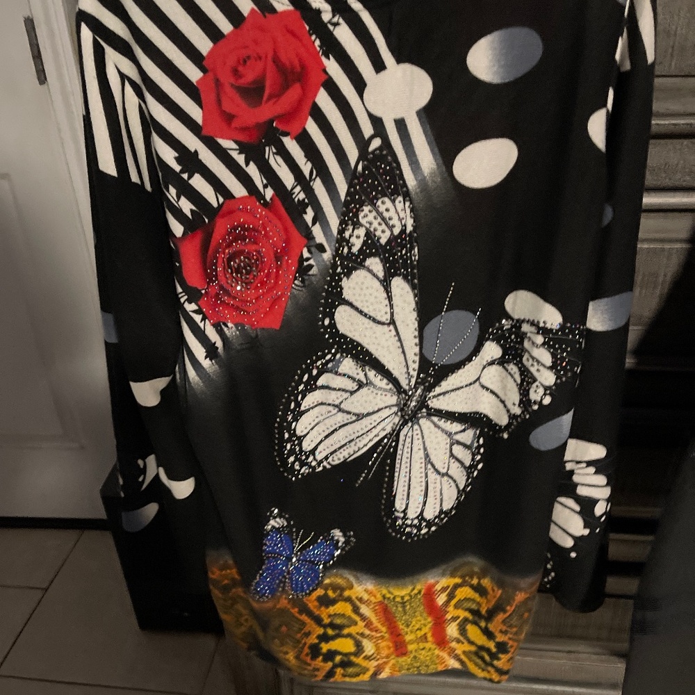 One size beautiful sweater long fit